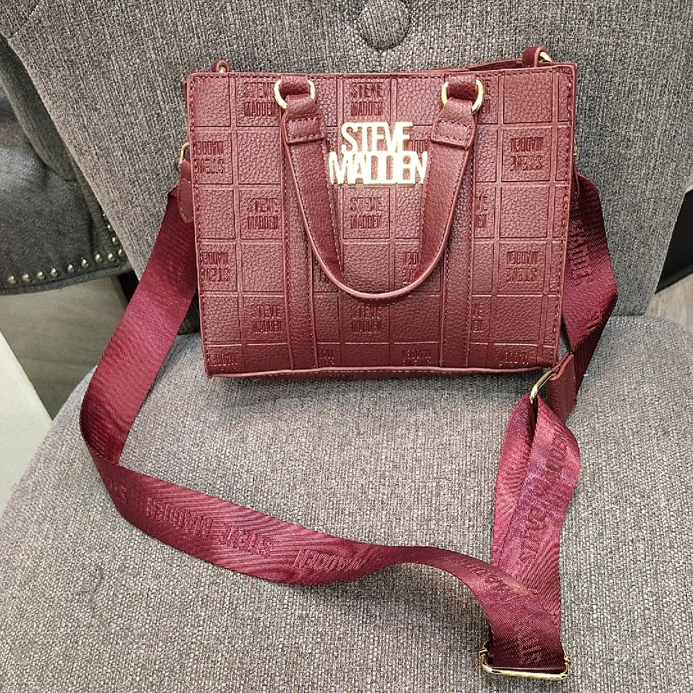 Steve Madden Maroon Crossbody Bag